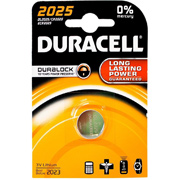 PILE BOUTON DURACELL CR 2025 - 